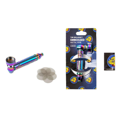 The Bulldog Metal Pipe + 5 Screens 8.3cm